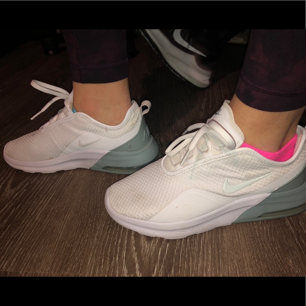 White Nike shoes